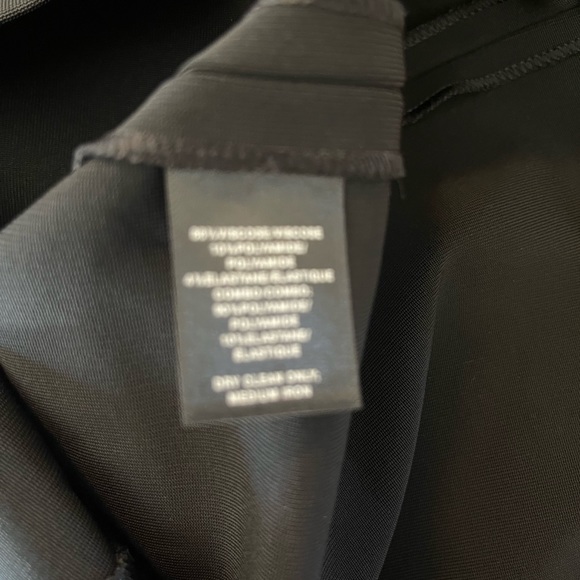 LAFAYETTE 148 Size 8 LBD Black Dress Slim Control Stretch Mesh Peek-a-Boo Sexy - Picture 15 of 16